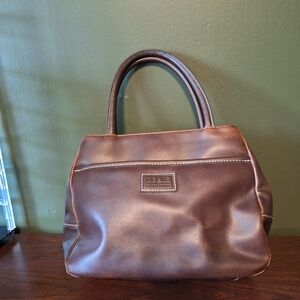Relic Brown Faux Leather Handbag